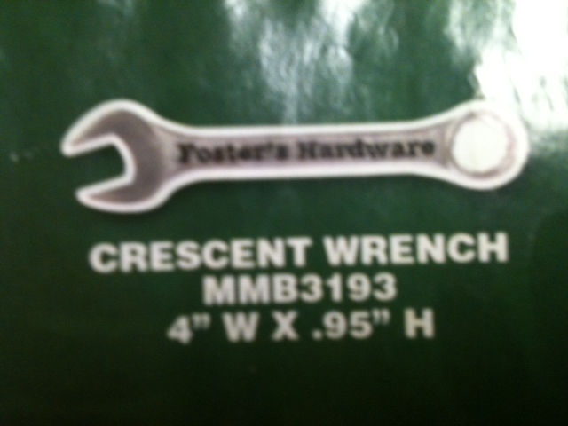 Crescent Wrench Thin Stock Magnet
GM-MMB3193